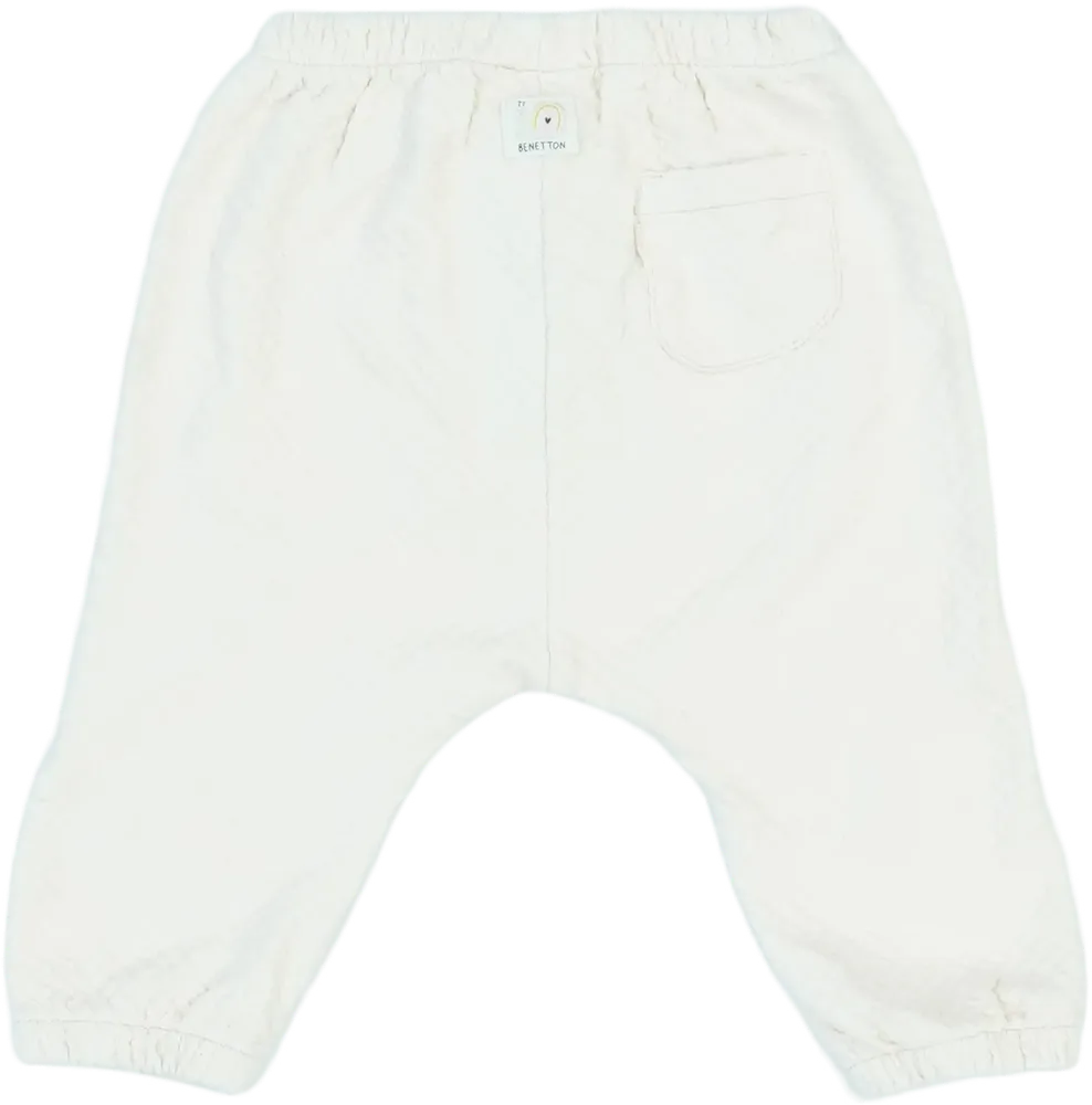 Rózsaszín Benetton Baby nadrág EU 68 / UK 3-6 hónap / US 3-6 hónap