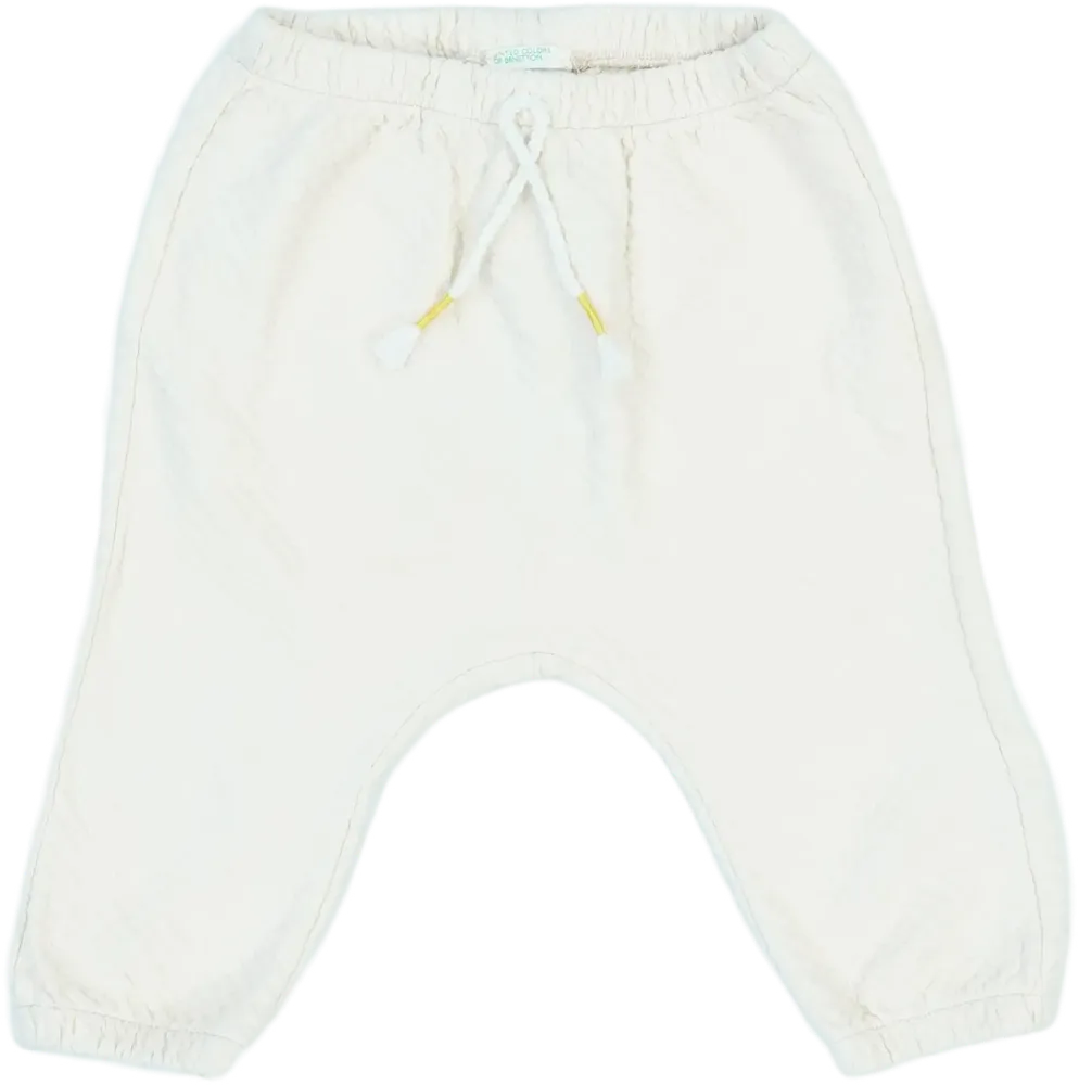 Rózsaszín Benetton Baby nadrág EU 68 / UK 3-6 hónap / US 3-6 hónap