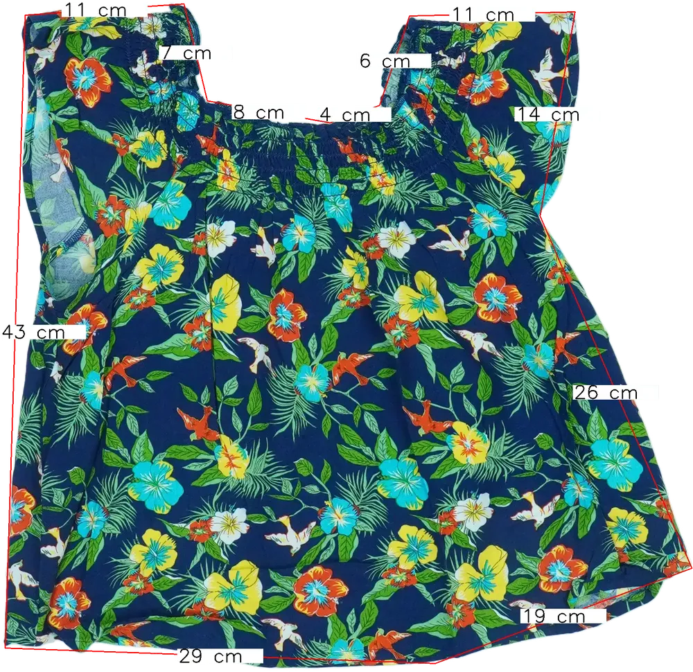 Többszínű Benetton Blúz EU 128 / UK 8 év / US 8 év/M