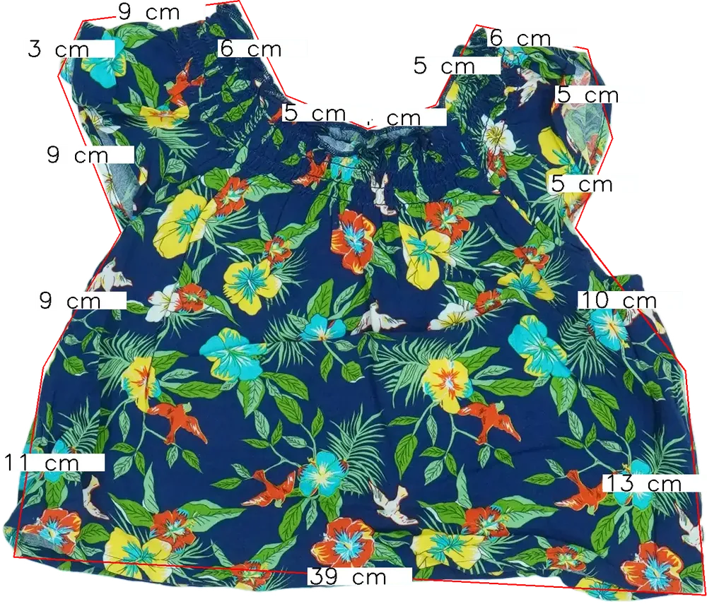 Kék Benetton Blúz EU 92 / UK 2 év / US 2T