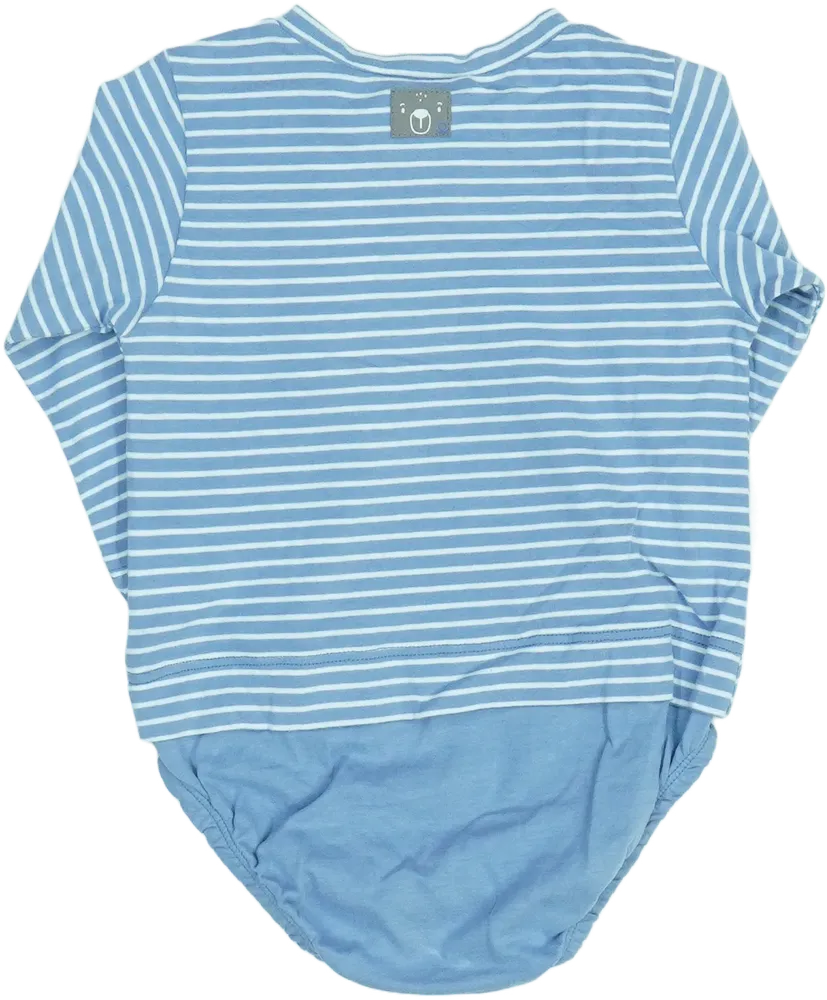 Kék Benetton Hosszú ujjú body EU 74 / UK 6-9 hónap / US 6-9 hónap