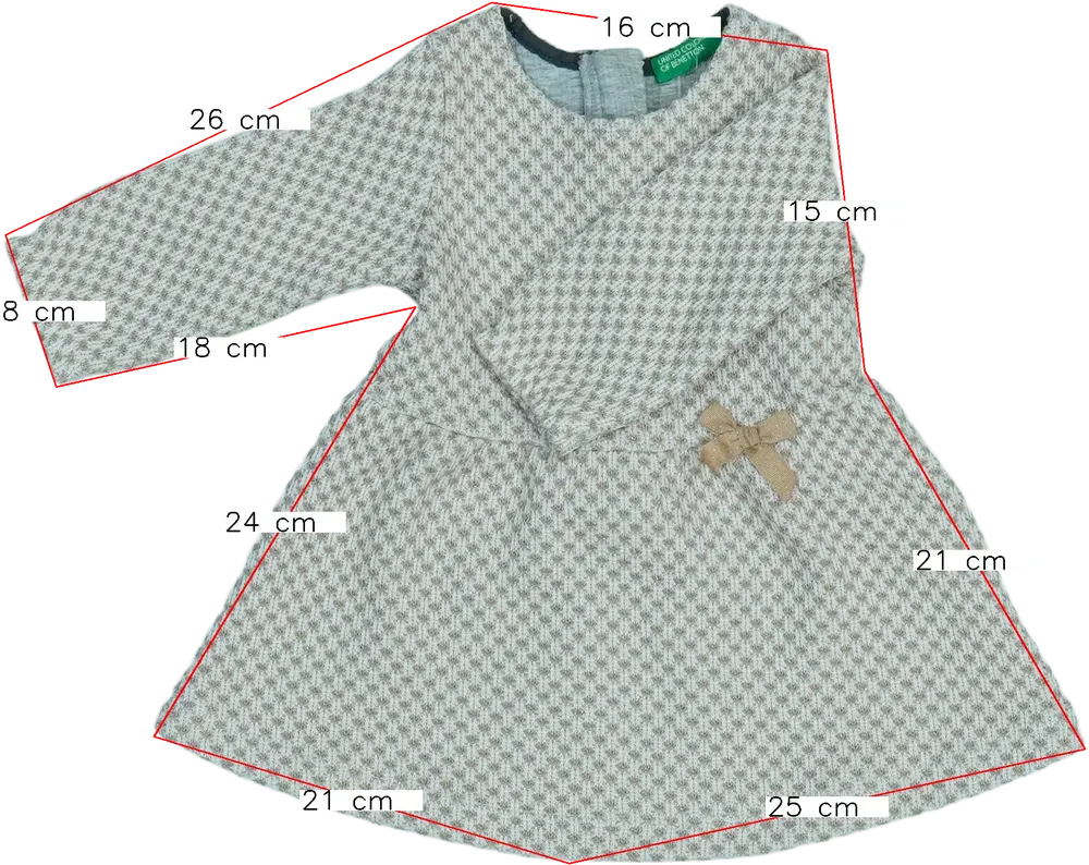 Barna Benetton Ruha EU 68 / UK 3-6 hónap / US 3-6 hónap