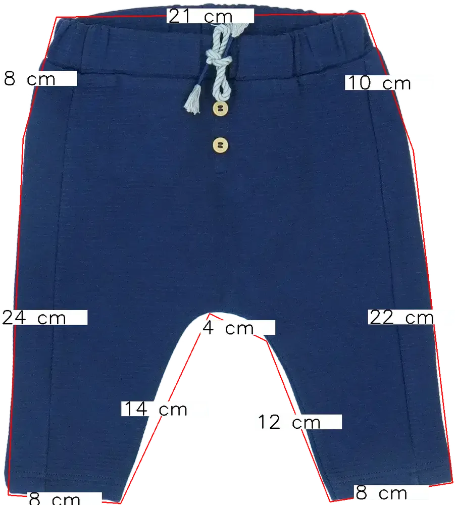 Kék Benetton Melegítőnadrág EU 68 / UK 3-6 hónap / US 3-6 hónap