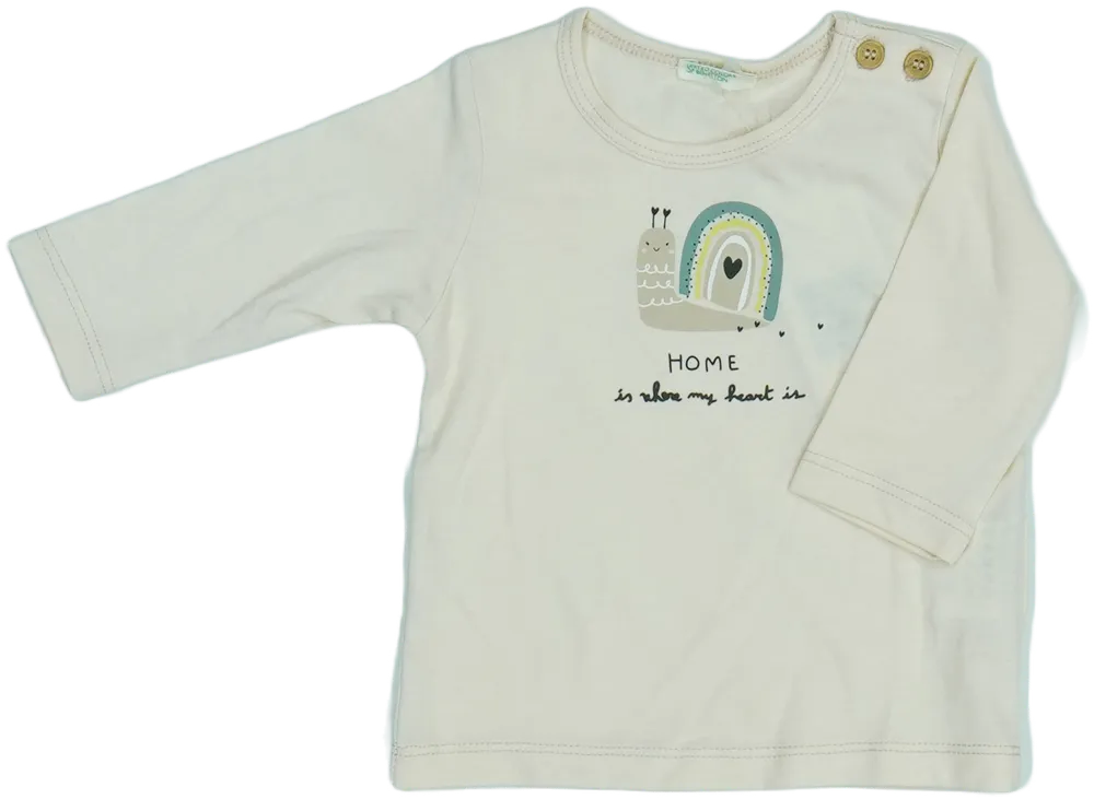 Barna Benetton Hosszú ujjú felső EU 62 / UK 0-3 hónap / US 0-3 hónap