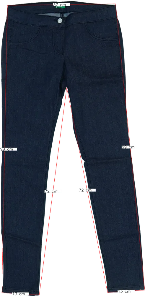 Kék Benetton Farmernadrág EU 170 / UK 15 év / US XL