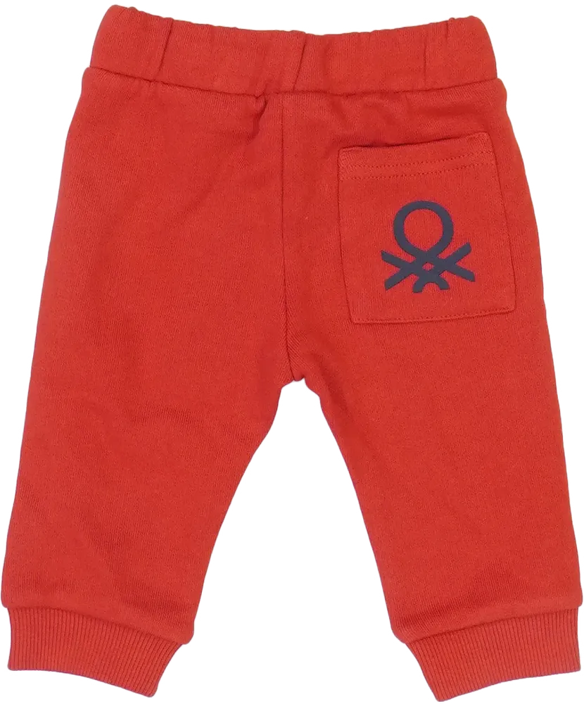 Piros Benetton Melegítőnadrág EU 68 / UK 3-6 hónap / US 3-6 hónap