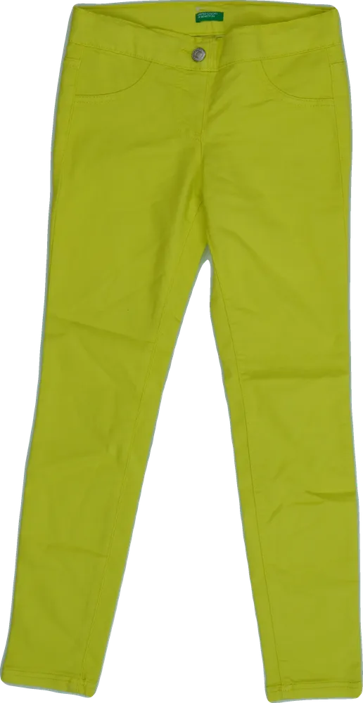 Sárga Benetton Hosszúnadrág EU 140 / UK 10 év / US 10 év/L