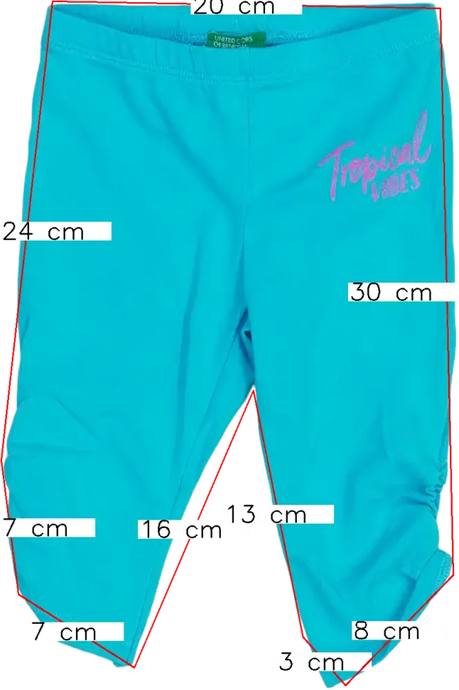 Kék Benetton Leggings EU 92 / UK 2 év / US 2T