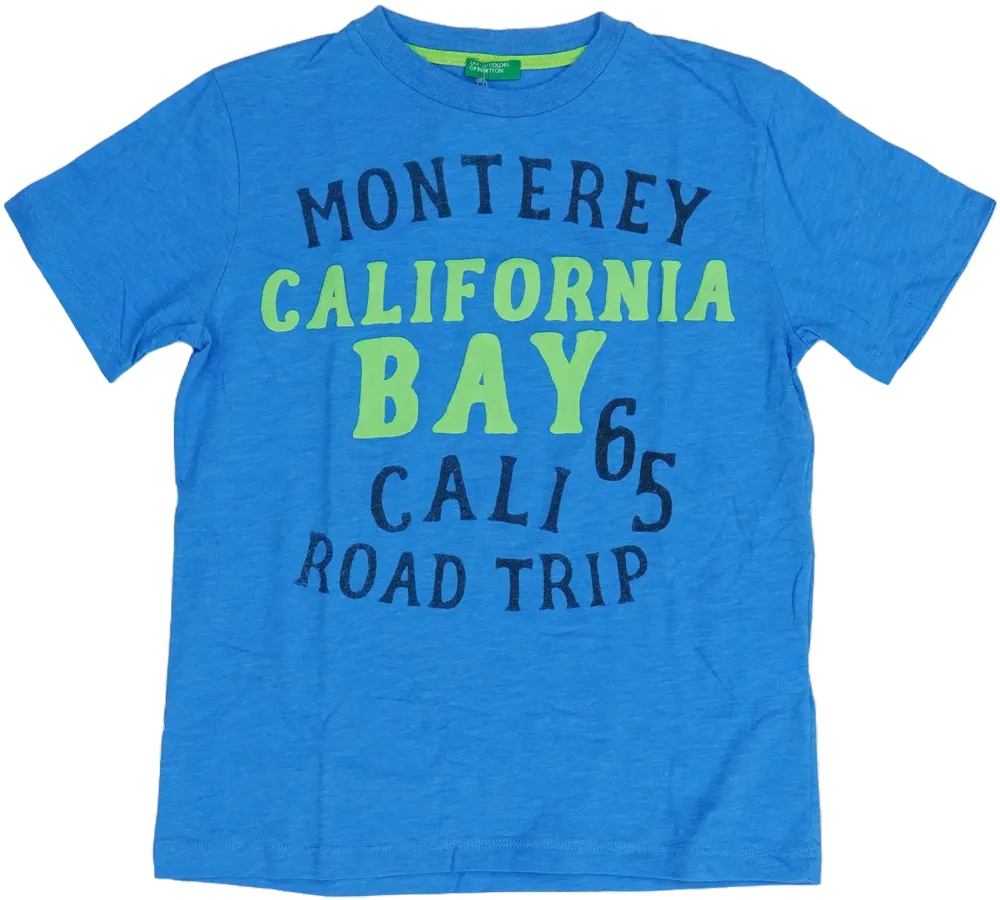 Kék Benetton Póló EU 140 / UK 10 év / US 10 év/L