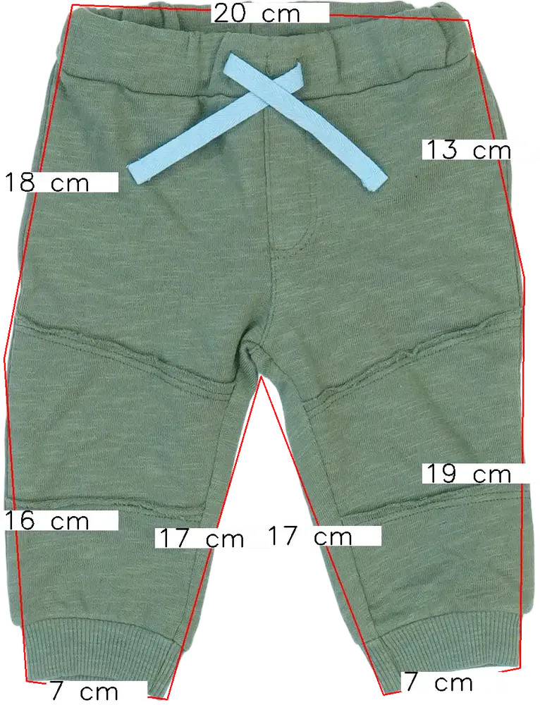 Zöld Benetton Melegítőnadrág EU 68 / UK 3-6 hónap / US 3-6 hónap