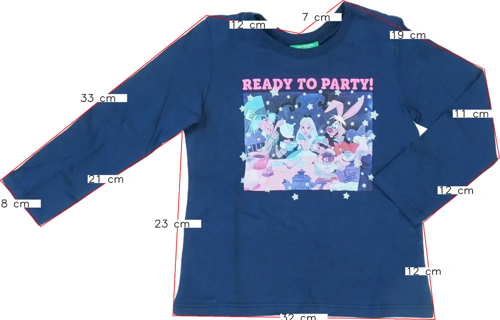 Kék Disney Hosszú ujjú felső EU 92 / UK 2 év / US 2T