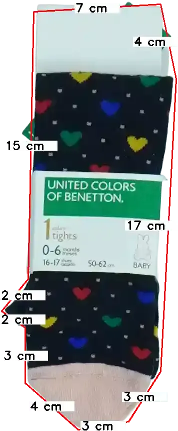 Kék Benetton Harisnya EU 68 / UK 3-6 hónap / US 3-6 hónap