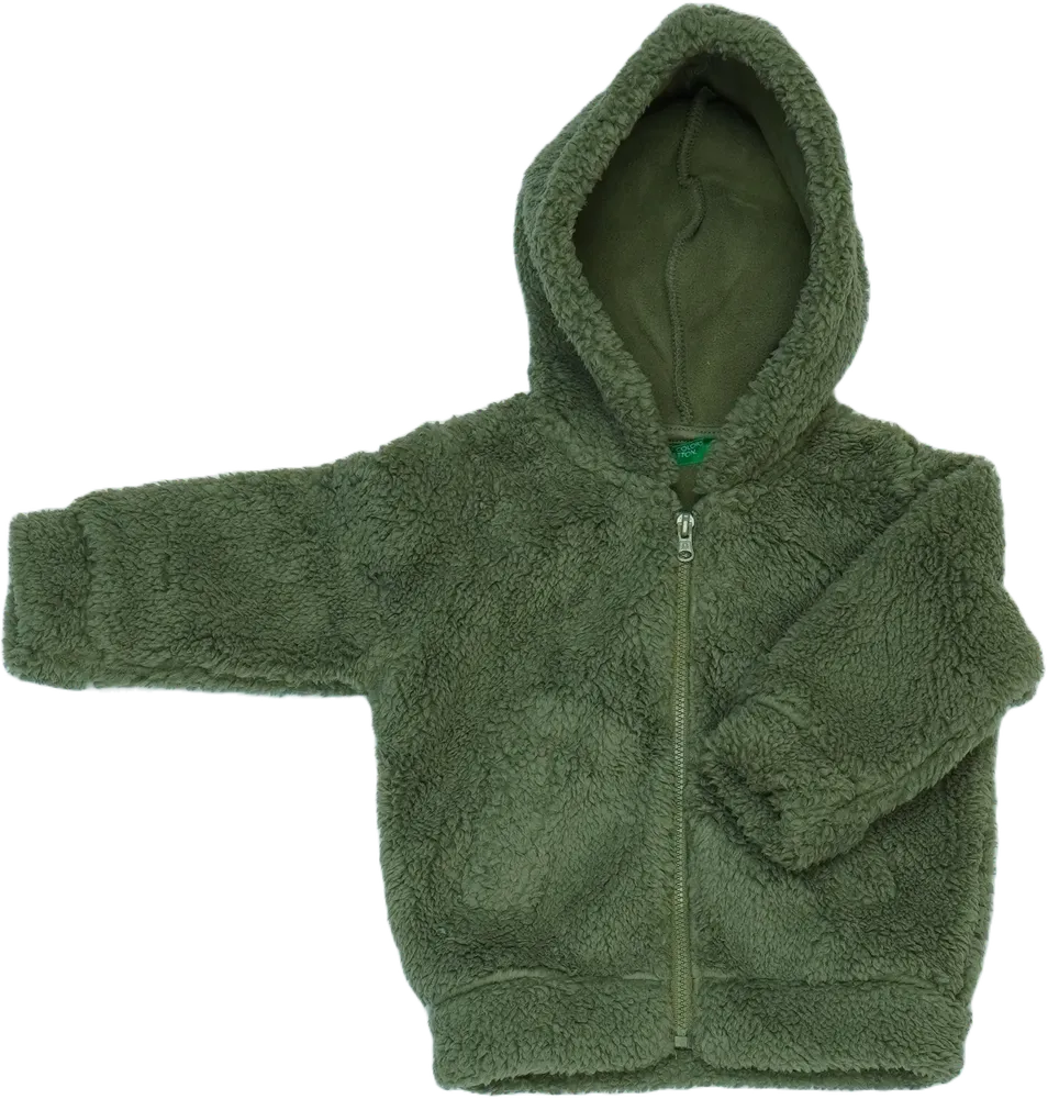 Zöld Benetton Kapucnis pulóver EU 80 / UK 9-12 hónap / US 12 hónap