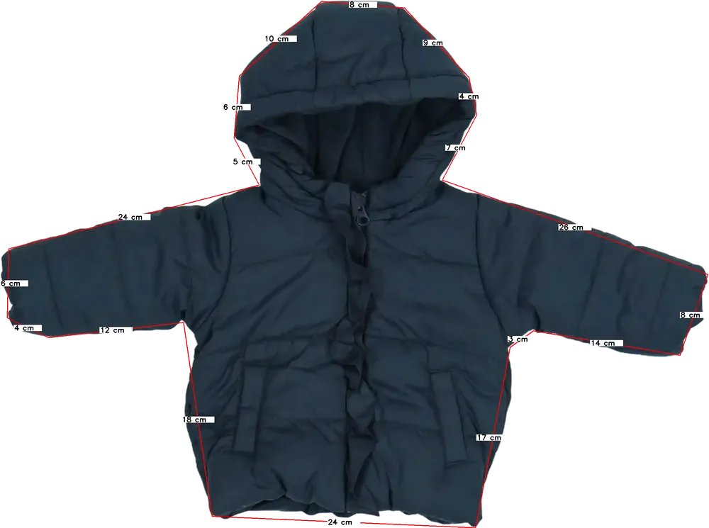 Szürke Benetton Télikabát EU 62 / UK 0-3 hónap / US 0-3 hónap