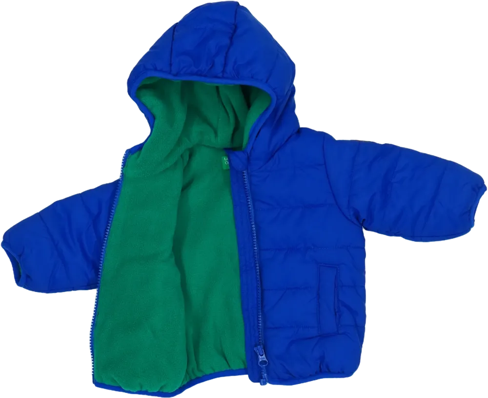 Kék Benetton Télikabát EU 68 / UK 3-6 hónap / US 3-6 hónap