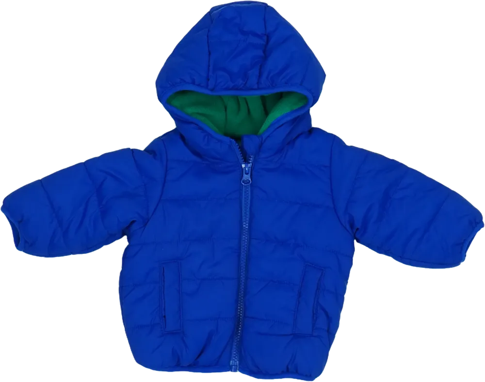 Kék Benetton Télikabát EU 68 / UK 3-6 hónap / US 3-6 hónap