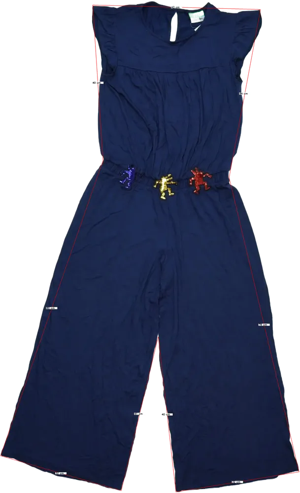 Kék Benetton Playsuit / Jumpsuit EU 152 / UK 12 év / US 12 év/L