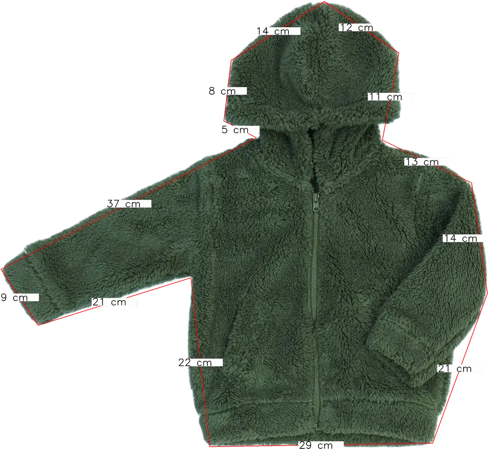 Zöld Benetton Kapucnis pulóver EU 92 / UK 2 év / US 2T