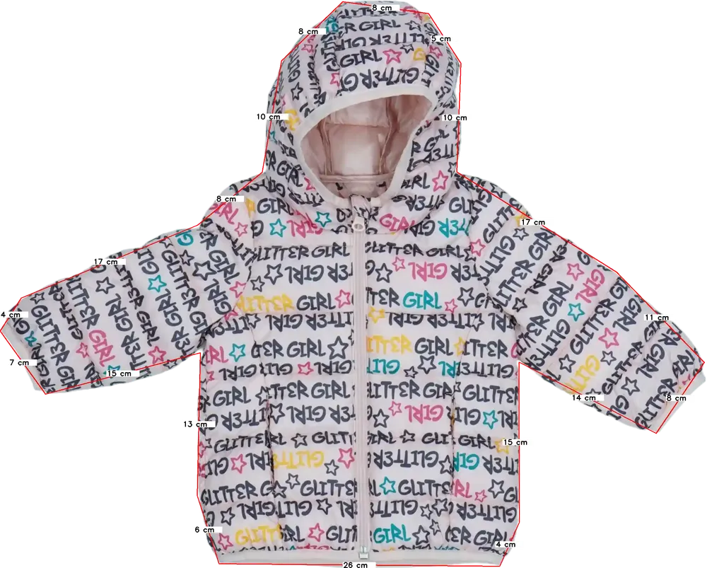 Rózsaszín Benetton Átmeneti kabát EU 80 / UK 9-12 hónap / US 12 hónap