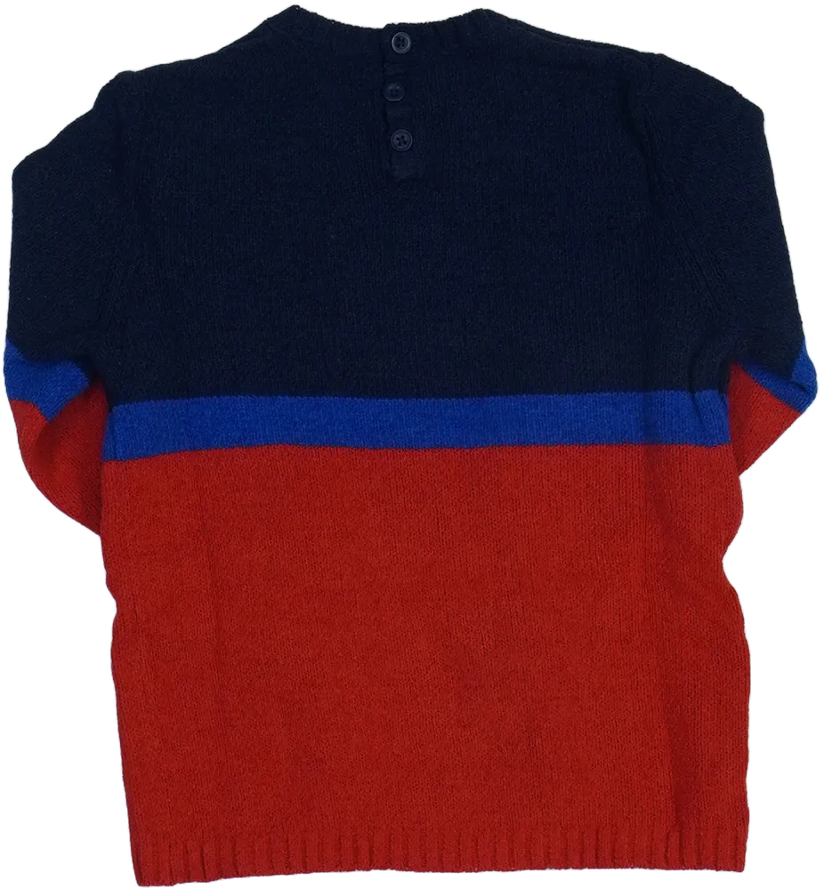 Piros Benetton Kötött pulcsi EU 98 / UK 3 év / US 3T