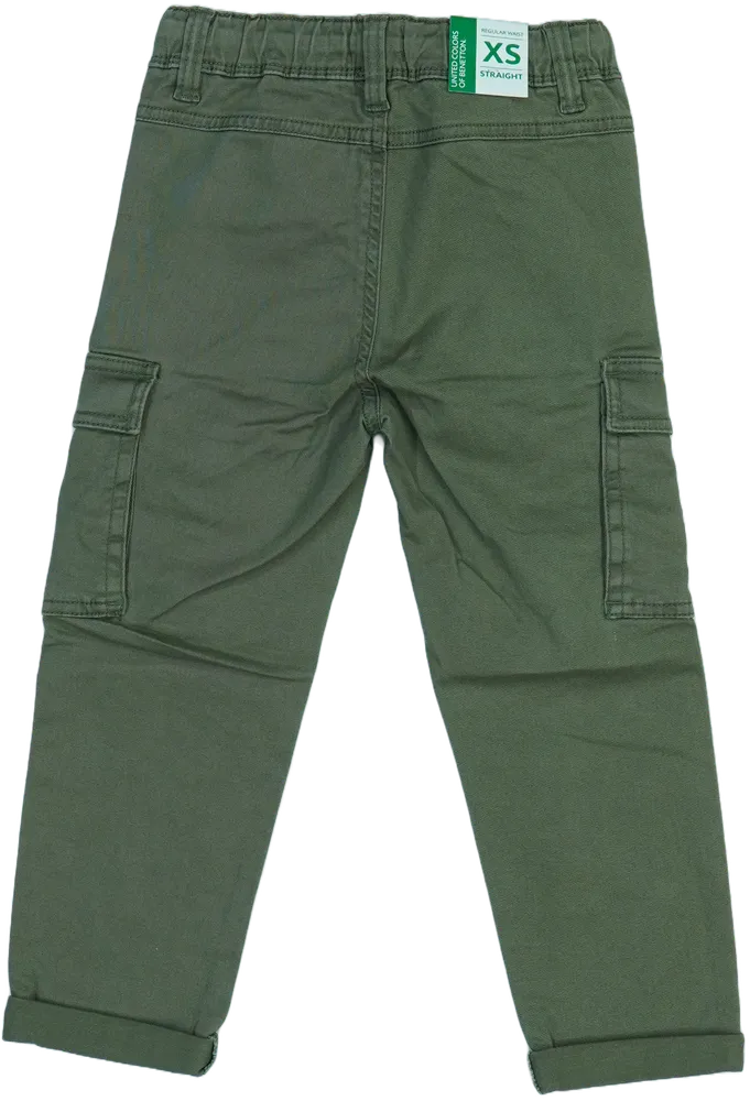 Zöld Benetton Farmernadrág EU 110 / UK 5 év / US 5 év/XS