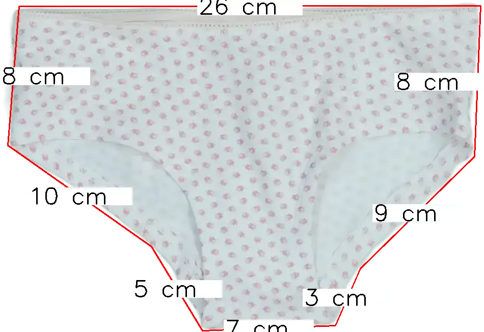Fehér Benetton Lányka / Női bugyi EU 128 / UK 8 év / US 8 év/M