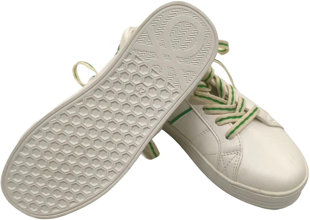 Fehér Benetton Tornacipő EU 34