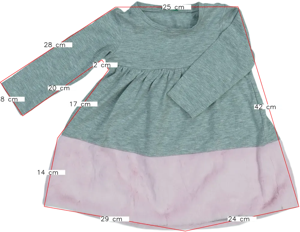 Szürke Benetton Ruha EU 86 / UK 12-18 hónap / US 18 hónap