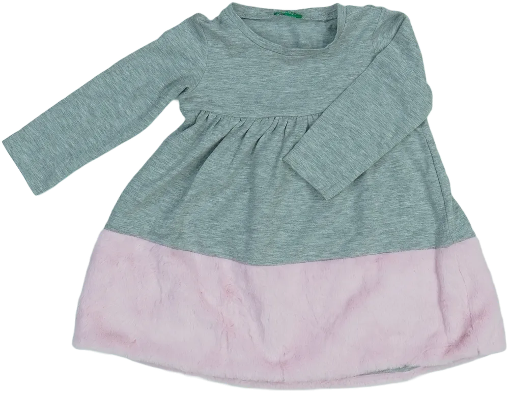 Szürke Benetton Ruha EU 86 / UK 12-18 hónap / US 18 hónap