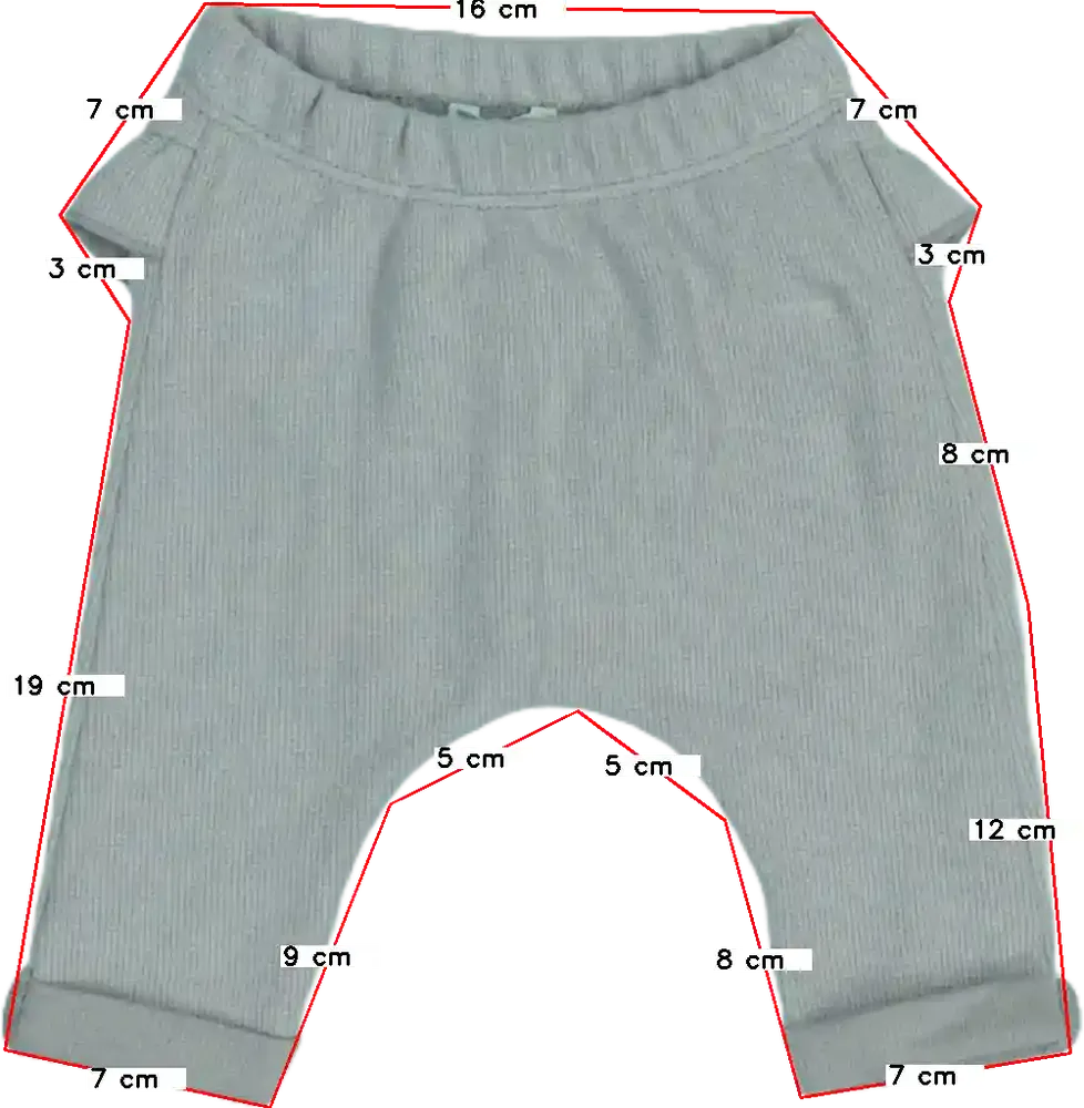 Szürke Benetton Baby nadrág EU 50 / UK Újszülött / US Újszülött