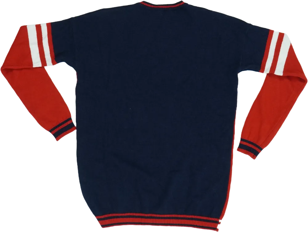 Piros Benetton Kötött pulcsi EU 164 / UK 14 év / US 14 év/XL