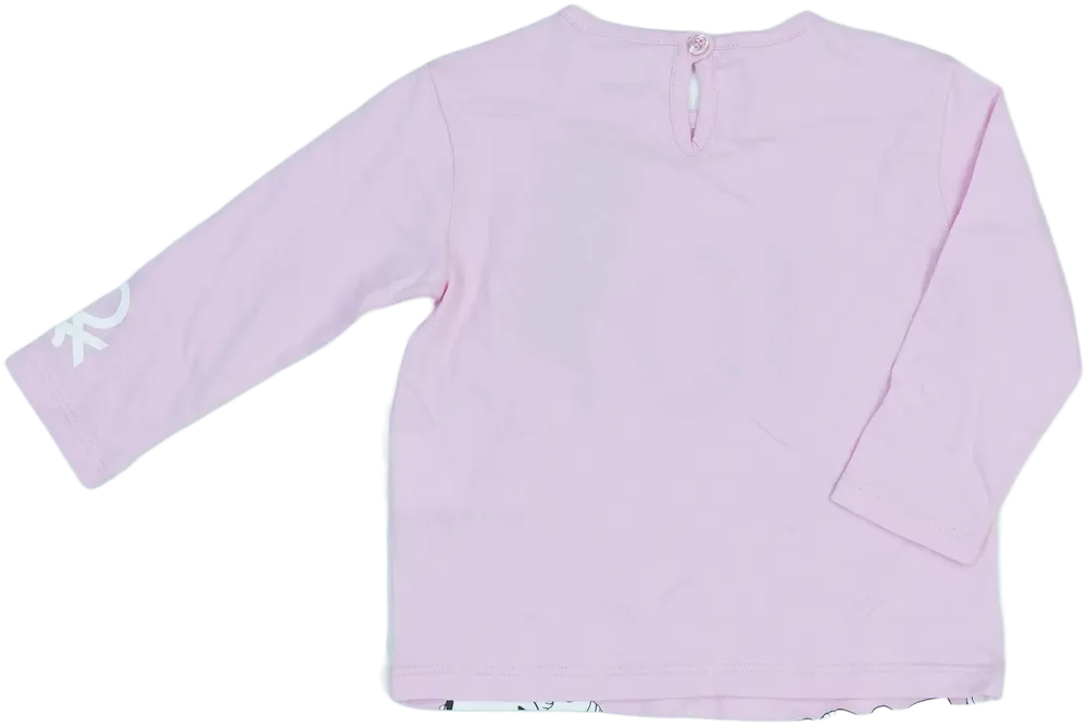 Rózsaszín Disney Hosszú ujjú felső EU 74 / UK 6-9 hónap / US 6-9 hónap