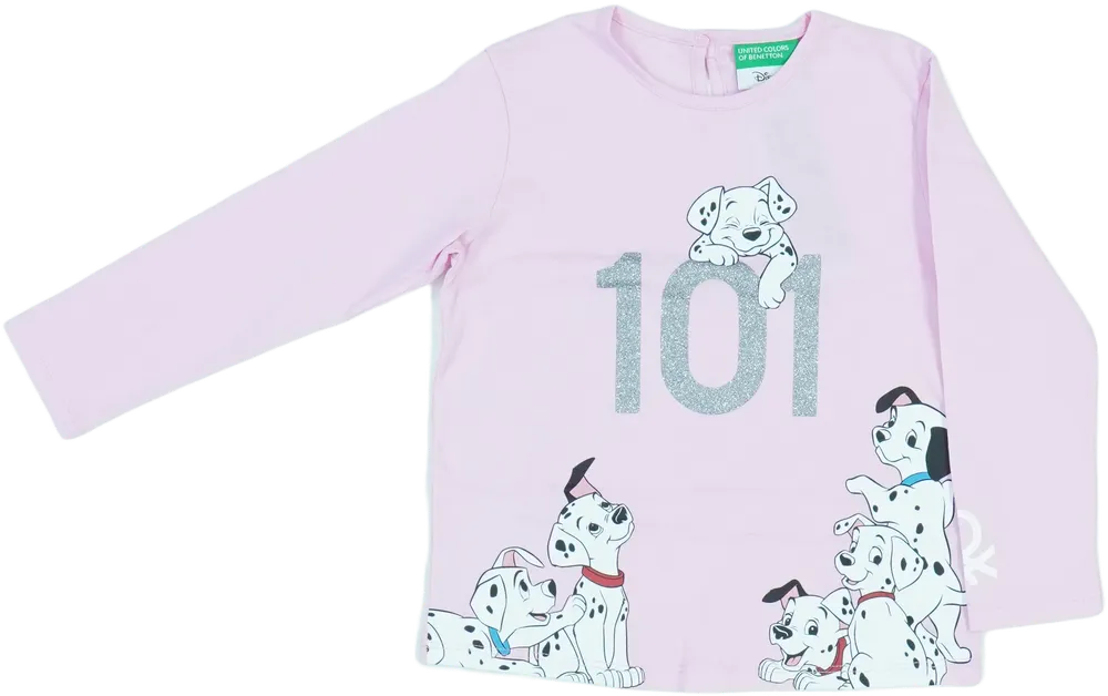 Rózsaszín Disney Hosszú ujjú felső EU 98 / UK 3 év / US 3T