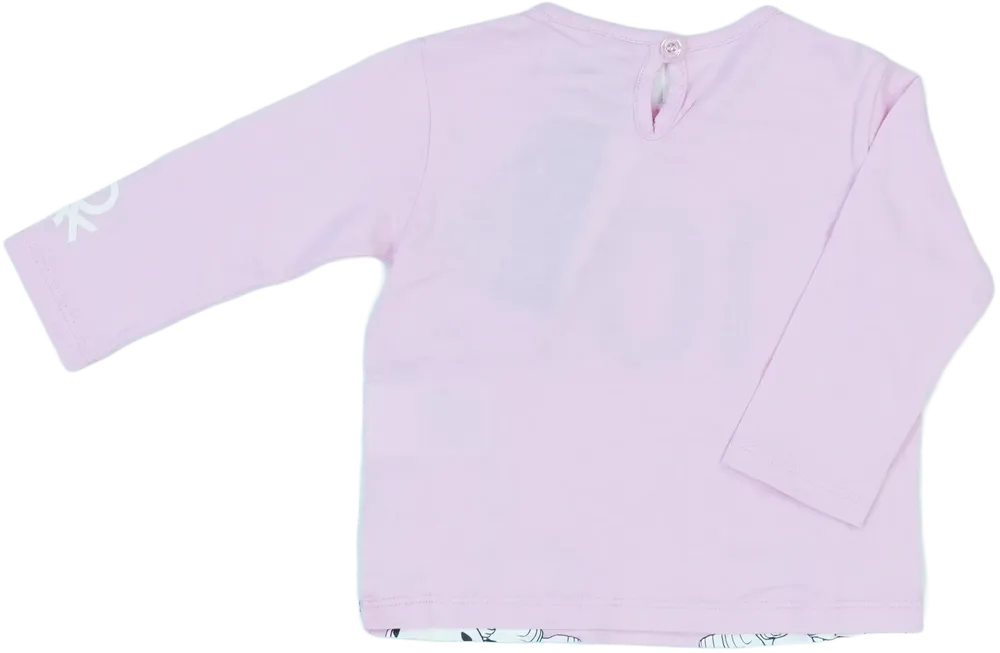 Rózsaszín Disney Hosszú ujjú felső EU 68 / UK 3-6 hónap / US 3-6 hónap