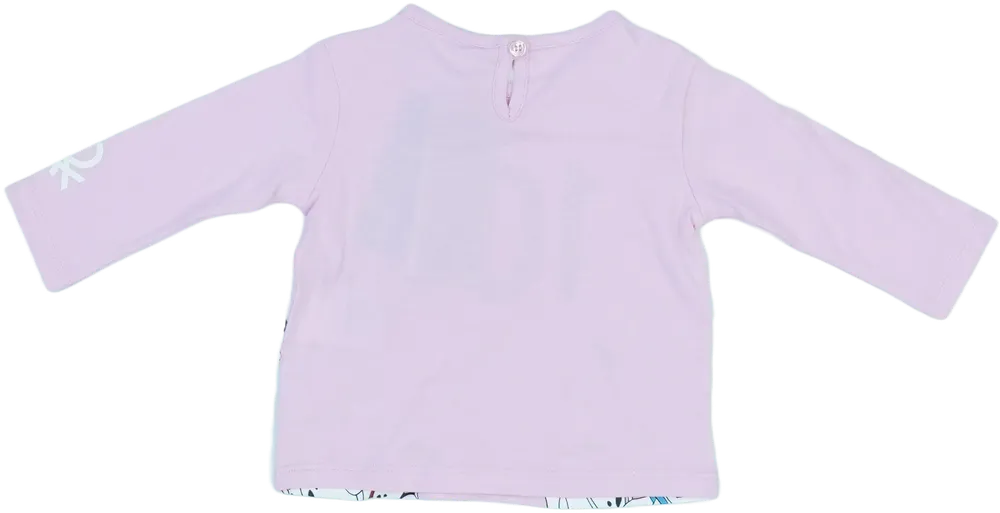 Rózsaszín Disney Hosszú ujjú felső EU 62 / UK 0-3 hónap / US 0-3 hónap