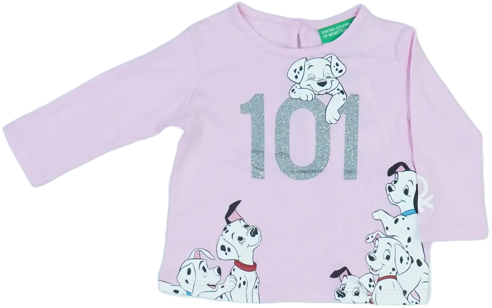 Rózsaszín Disney Hosszú ujjú felső EU 62 / UK 0-3 hónap / US 0-3 hónap