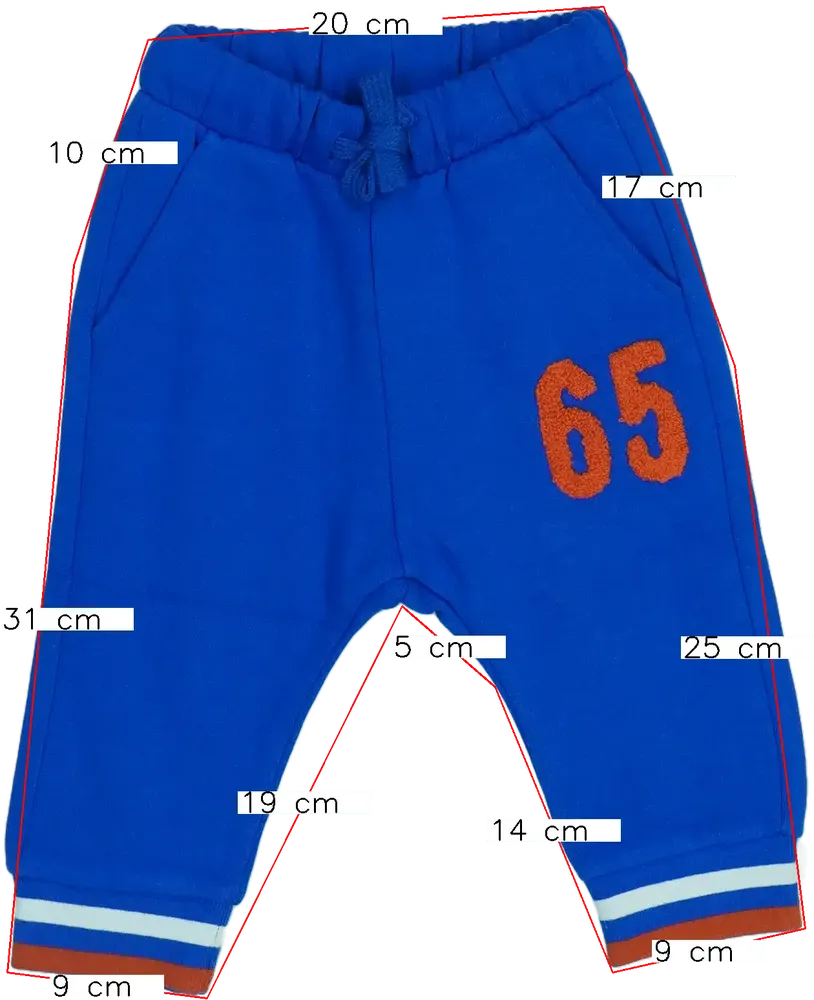 Kék Benetton Melegítőnadrág EU 80 / UK 9-12 hónap / US 12 hónap