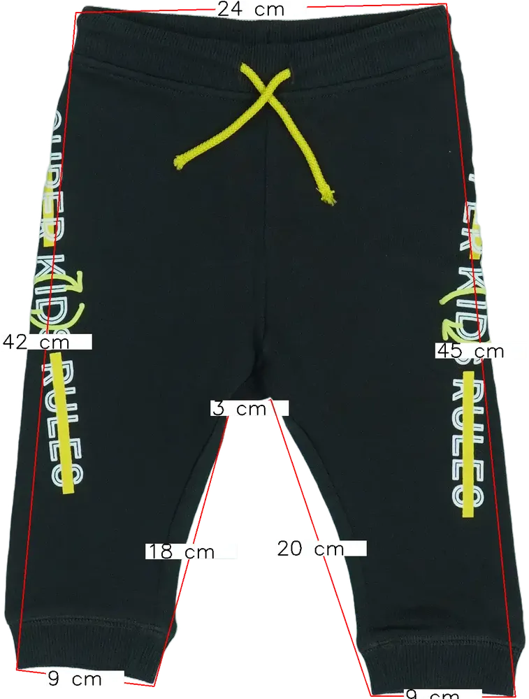 Fekete Benetton Melegítőnadrág EU 86 / UK 12-18 hónap / US 18 hónap