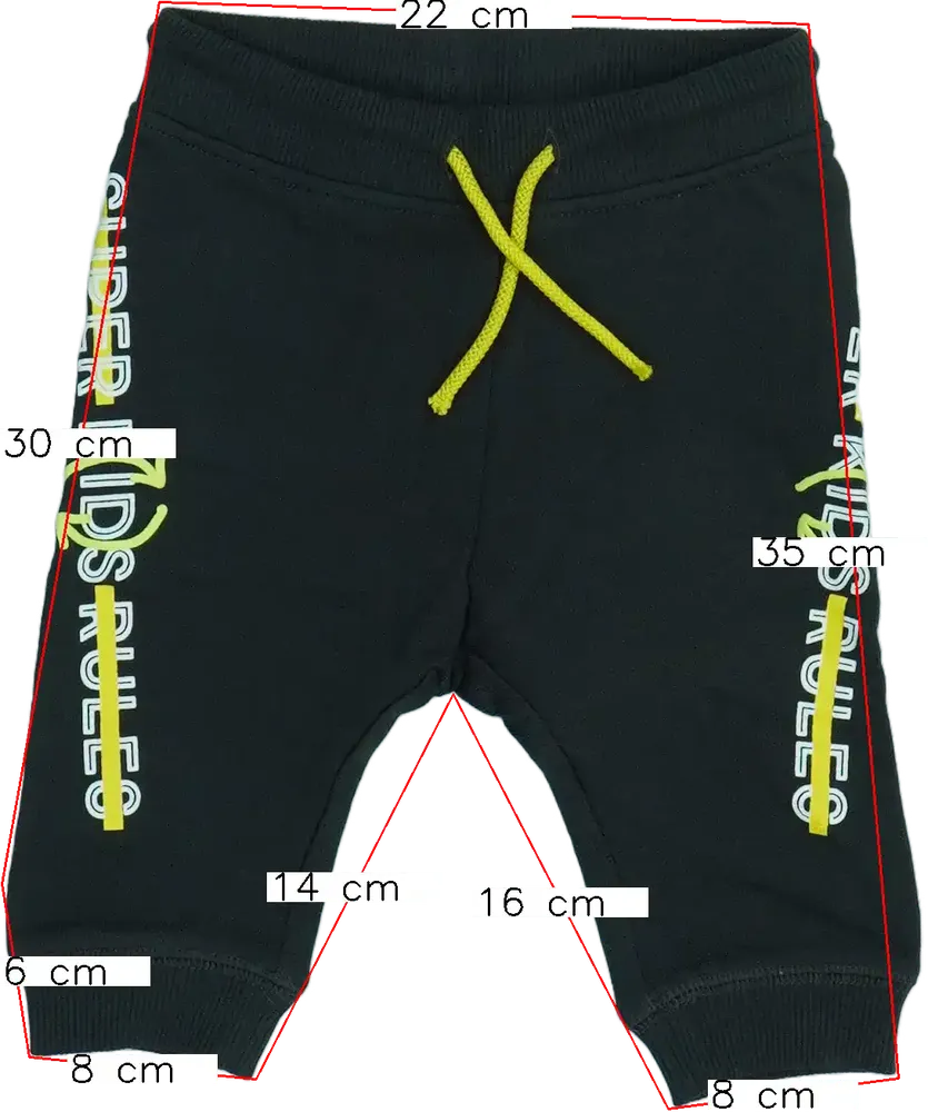 Fekete Benetton Melegítőnadrág EU 74 / UK 6-9 hónap / US 6-9 hónap