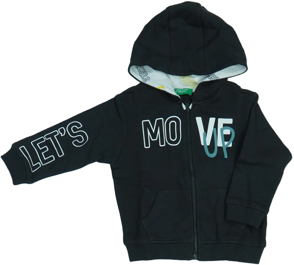 Szürke Benetton Kapucnis pulóver EU 92 / UK 2 év / US 2T