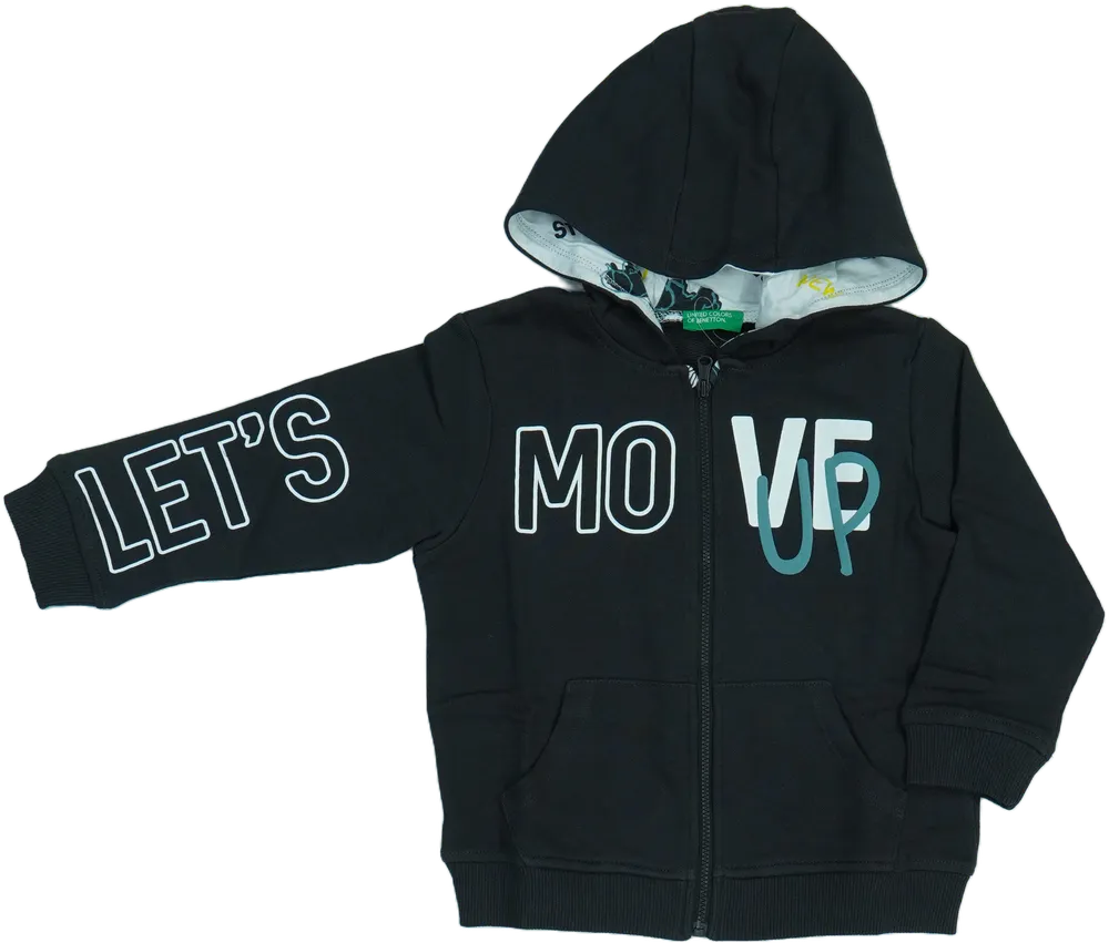 Szürke Benetton Kapucnis pulóver EU 104 / UK 4 év / US 4T/XS