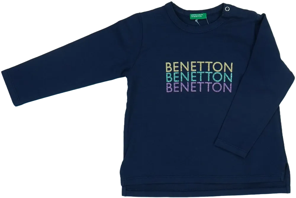 Kék Benetton Pulóver EU 92 / UK 2 év / US 2T