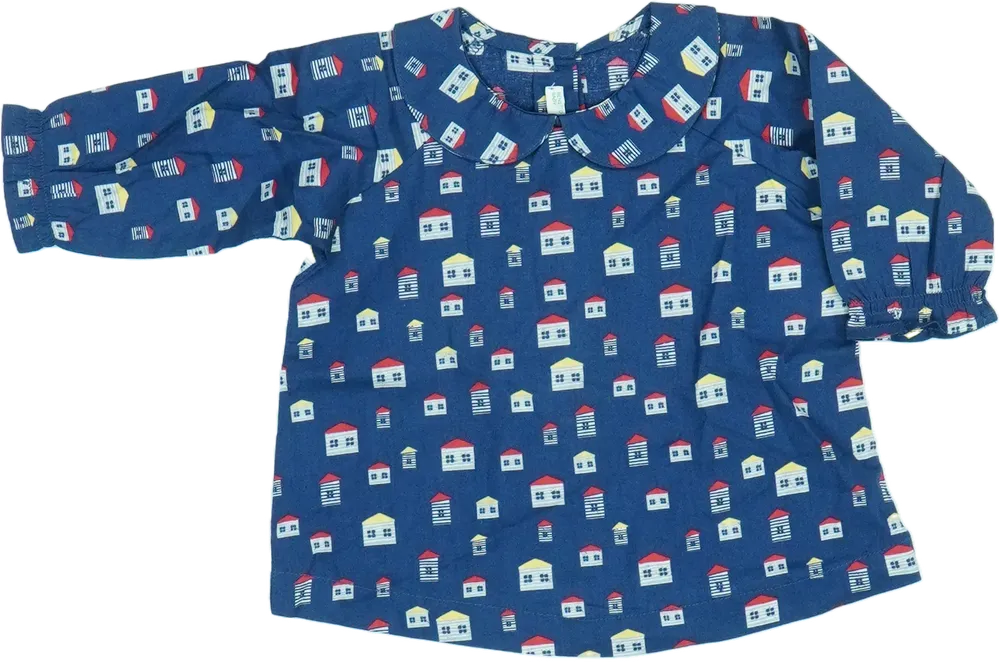 Kék Benetton Blúz EU 56 / UK Újszülött / US Újszülött