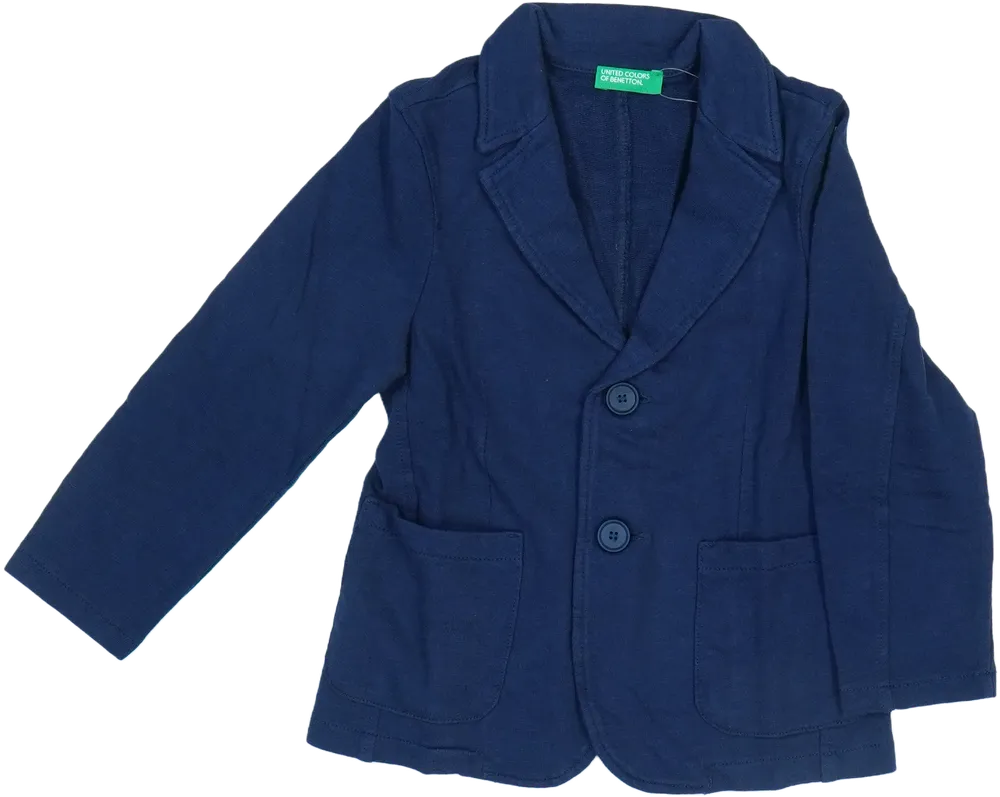Kék Benetton Blézer és Zakó EU 104 / UK 4 év / US 4T/XS