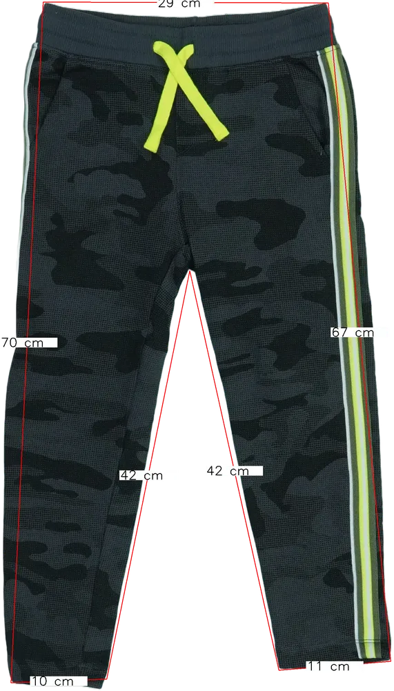 Terepszínű Benetton Melegítőnadrág EU 122 / UK 7 év / US 7 év/M
