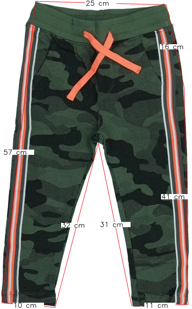 Terepszínű Benetton Melegítőnadrág EU 104 / UK 4 év / US 4T/XS