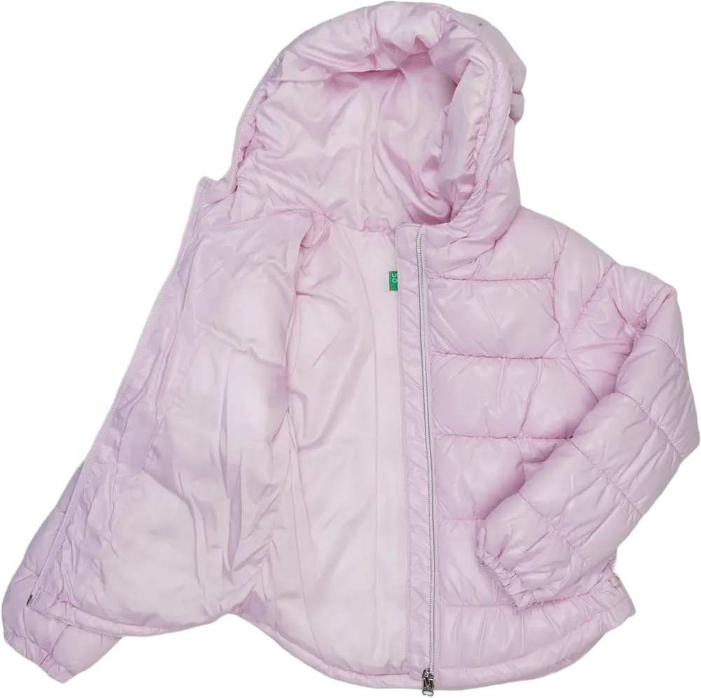 Rózsaszín Benetton Télikabát EU 110 / UK 5 év / US 5 év/XS