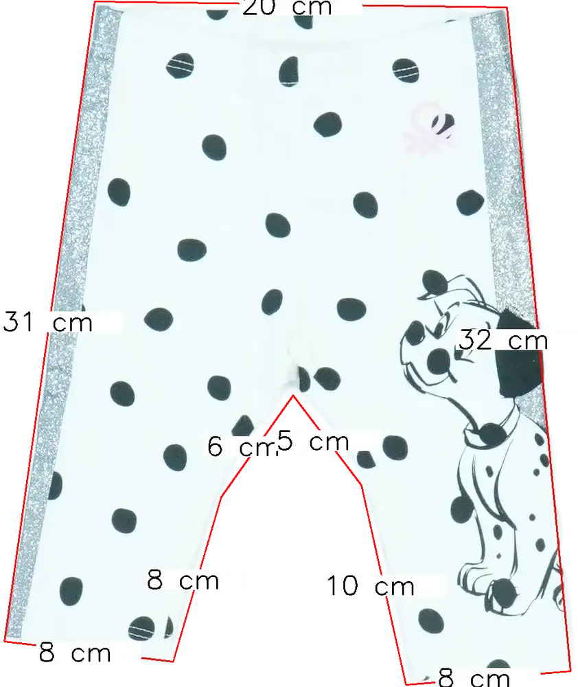 Fehér Disney Leggings EU 62 / UK 0-3 hónap / US 0-3 hónap