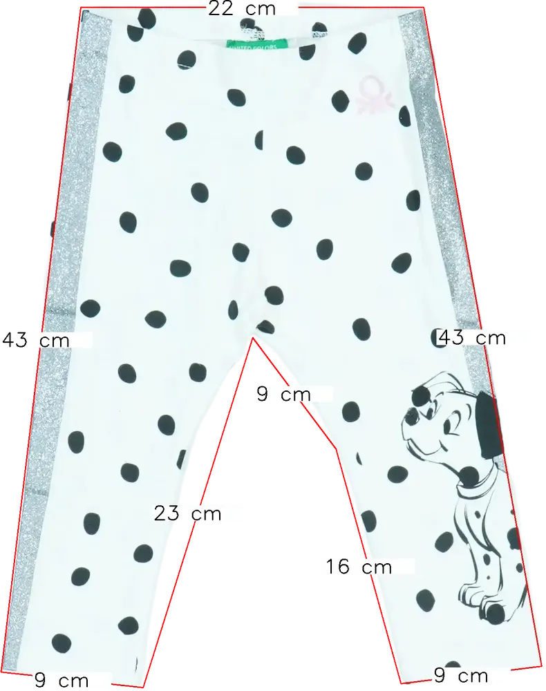 Fehér Disney Leggings EU 80 / UK 9-12 hónap / US 12 hónap