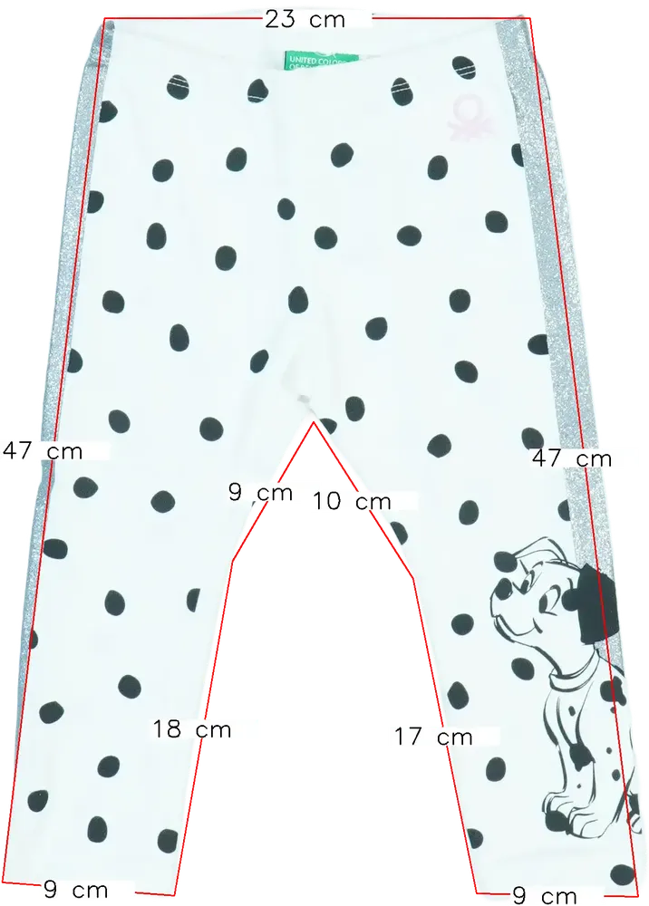 Fehér Disney Leggings EU 62 / UK 0-3 hónap / US 0-3 hónap